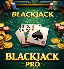 Blackjack table game artwork